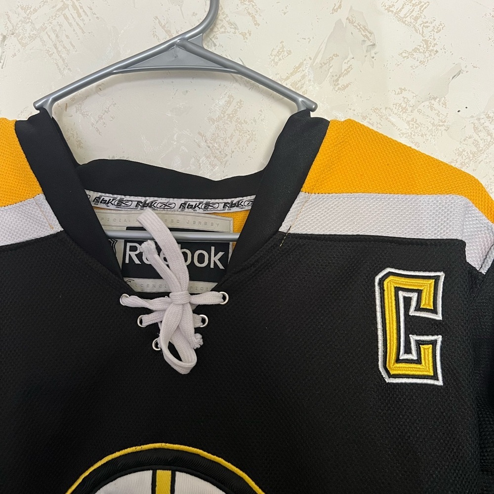 Reebok Black and Gold Hockey Jersey - Picture 2 of 9